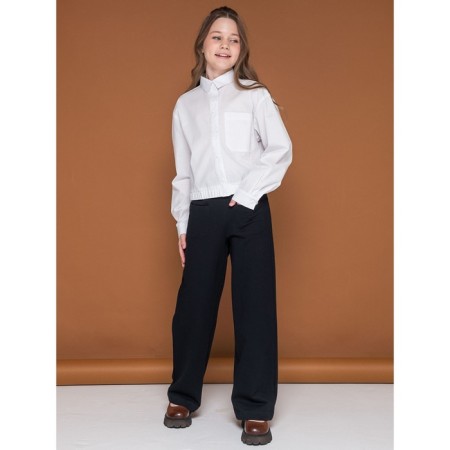 Blouse for girls, height 122 cm, white color-9
