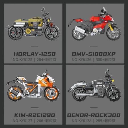 Constructor Moto "Sports Motorcycle", 300 parts-9