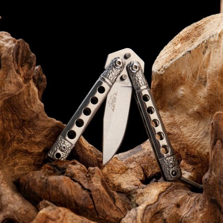 Bow Know "Killer" 11cm, blade 40mm/1.1 mm, silver, in a gift box-3