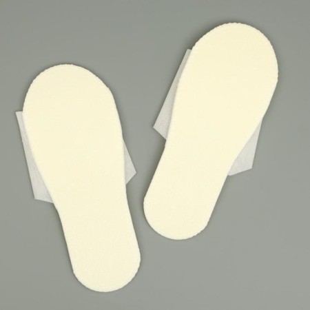 Disposable slippers, standard, non -slip, white, 42 p.-4