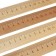Set 4 wooden line (15 cm, 20 cm, 25 cm, 30 cm)