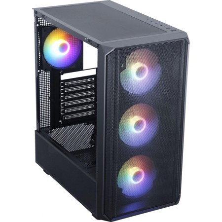 The ACCORD 3602 Black Building Black BP ATX 2XUSB3.0 1xusb3.1 Audio Bott PSU-4