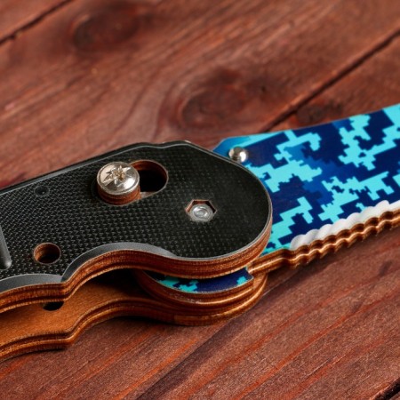 The souvenir is wooden "Automatic folding" Blue, blue-4