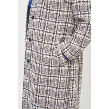 Female coat, size 56, blue color-5