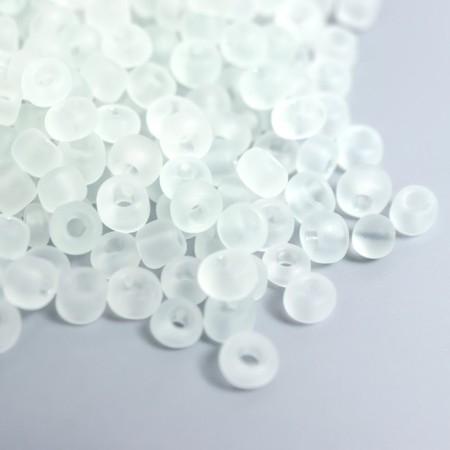 Glass glass 6/0 "matte translucent. Cloud" 30 grams-1