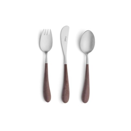 ALCE BROWN set of cutlery, 3 items