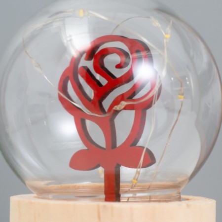 Spinker "Shar-Rosa" LED 3XAG10 SHAR 8CM 6.5x6.5x11.5cm-2