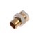 American Otmo, 1/2 ", internal/outer thread, straight, nickelized brass