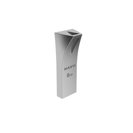 Flash drive maxvi MK2, 8 GB, USB2.0, th he is up to 25 MB/s, PBU up to 15 Mb/s, silver-2