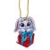 New Year's suspension "New Year! Bunny with a gift "