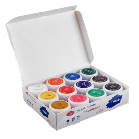 Set for children's creativity "I-artist!", 10 items (drawing and modeling) in a gift box, ZHK "Nevskaya Palette"-6