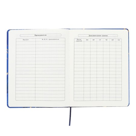 Universal diary for grades 1-11 Perfect, hard cover, artificial leather, foil embossing, tinted block, 48 sheets-6