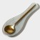 Glass stand under a spoonful of the share "Marble White", 23.5 × 8.3 × 1.5 cm
