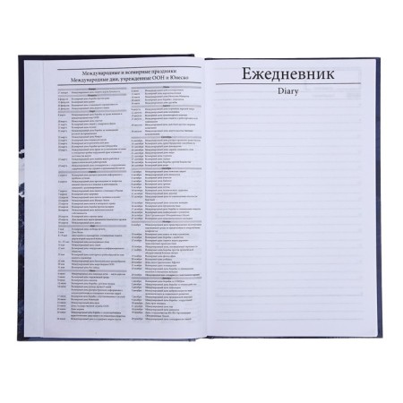 Diaumer of the Ned -Listed A5, 128 sheets of the "mountain", solid cover, glossy lamination-15