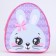 Baby backpack for the girl "Rabbit with Bantik", district. 23x20.5 cm