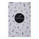 Diaumer of the Leduced A5, 128 sheets in the cage "Contrasts", solid cover, glossy lamination