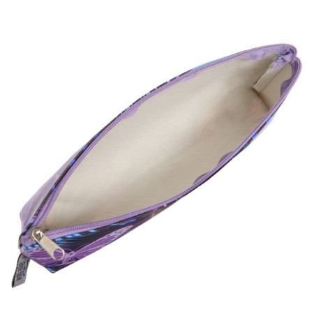 Penal soft 1 compartment, 80 x 190 x 40 mm, voluminous, artificial leather, "fly like a butterfly"-4