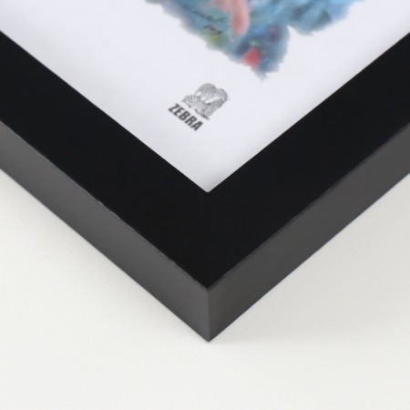 Photo frame MDF (208) 15x21 cm, black color-2