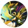 Universal diary for grades 1-11 Neon Cat, solid cover, foil printing, selective UV-lame, matte lamination, universal cheat sheet, 48 sheets