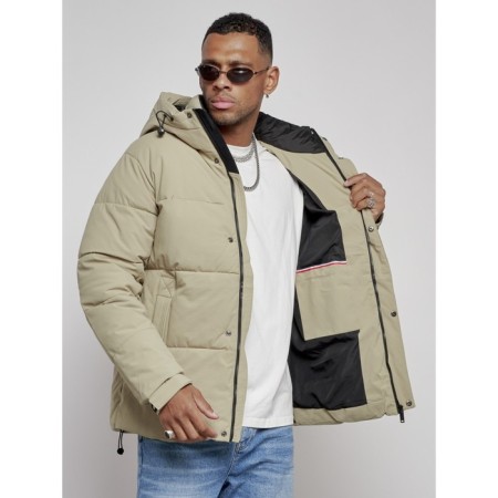 Male Winter jacket, size 58, light green color-10