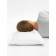 Pillow with bunch of buckwheat Eco Line, size 40x60 cm, white color