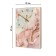 Carty clock is wall, interior "pink marble", smooth move, 57 x 35 x 4 cm