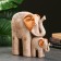 Figure "Elephants" ivory, 35x30x15cm