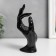 Souvenir polystone stand for jewelry "Hand" black 16.5x8 cm