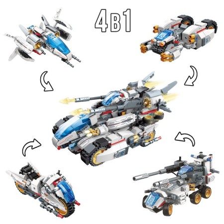 Designer Transformer "Galactic Hunter", 4 in 1, 821 detail-1