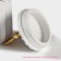 Ceramic bank for bulk products of the Golden Bunny, 900 ml, white color