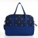 Road bag on lightning, 3 external pockets, a long belt, blue color