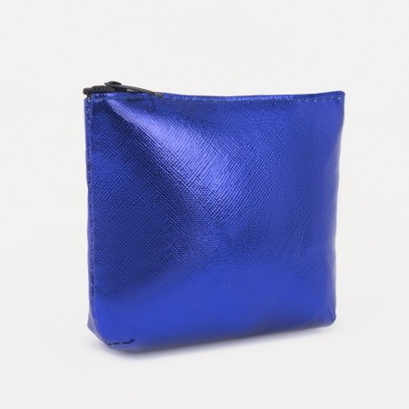 Women's wallet with lightning, blue color