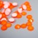 Decor for creativity "Fluorescence rhinestones. Neon -orange" set of 60 pcs SS20 - 4.6 mm