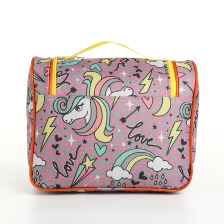 Lightning cosmetic bag, pink color-1
