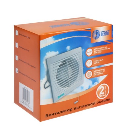 Exhaust fan "Cosmetic" B100i, D = 100 mm, 10 W, 40 dB, 105 m³/h, without an off, indicator-7