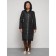 Coat insulated winter female, size 50, black color