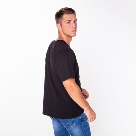New Year's T -shirt "Santa Claus", black color, size 56-8