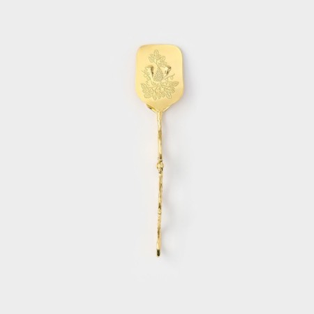 Pods for serving rectangular "rhat gold", h = 22 cm, gold color-3
