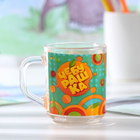 Mug "Cheburashka", 230 ml, d = 7.2 cm, h = 9 cm, glass-2