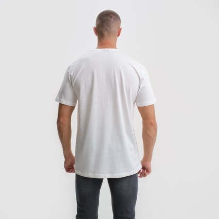Male T -shirt, milk/print mix, size 46 (m)-4