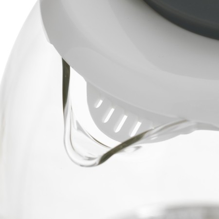 Electric kettle Harper HWK-GM02, 2200 watts, 1.7 l, glass, white-3