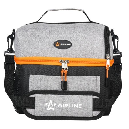 Kholine Pro, 9 L, 25x22.5x16.5 cm bag, waterproof, black and gray