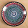 Largan Rishtan ceramics "Patterns", 32 cm, blue