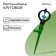 Spray, circular, 29 cm, under hoses 1/2, 3/4 ", with a peak, plastic, Greengo