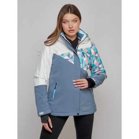Ski jacket female, size 44, white color-2