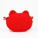 Bag's bag with lightning, long lace, red color