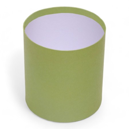 Set of round boxes 2B1, "dark green", without a cover, 10 x 10 x10.5 cm-3