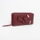 Women's wallet with lightning, burgundy color