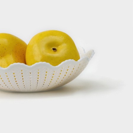 Vase for bread and fruits "Knitting", 18 × 4.5 cm, Mix drawing-6