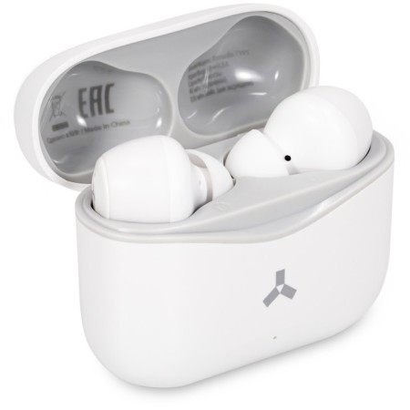 AcCESSTYLE TornAdo TWS headphones, wireless, vacuum, up to 6 hours, Type-C, white-2